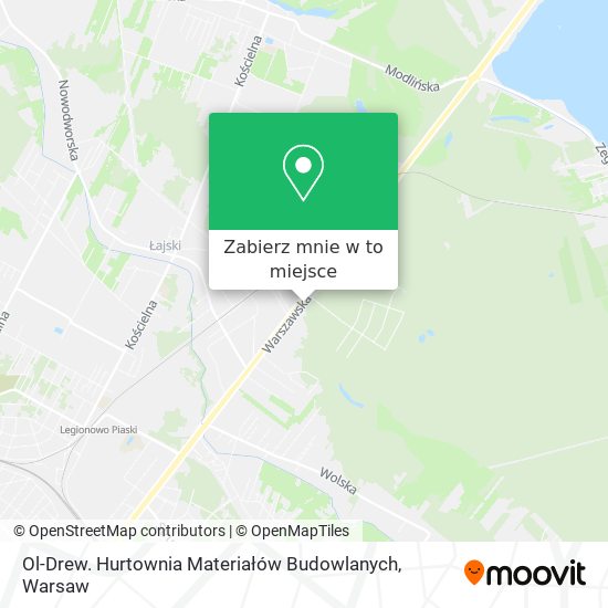 Mapa Ol-Drew. Hurtownia Materiałów Budowlanych