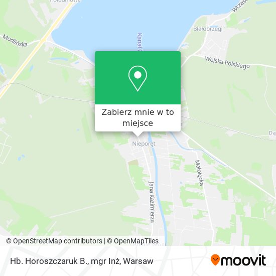 Mapa Hb. Horoszczaruk B., mgr Inż