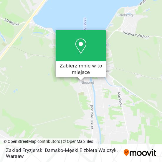 Mapa Zakład Fryzjerski Damsko-Męski Elżbieta Walczyk