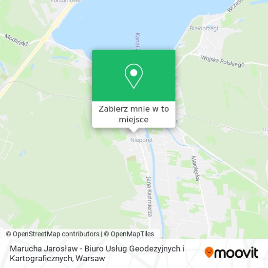 Mapa Marucha Jarosław - Biuro Usług Geodezyjnych i Kartograficznych