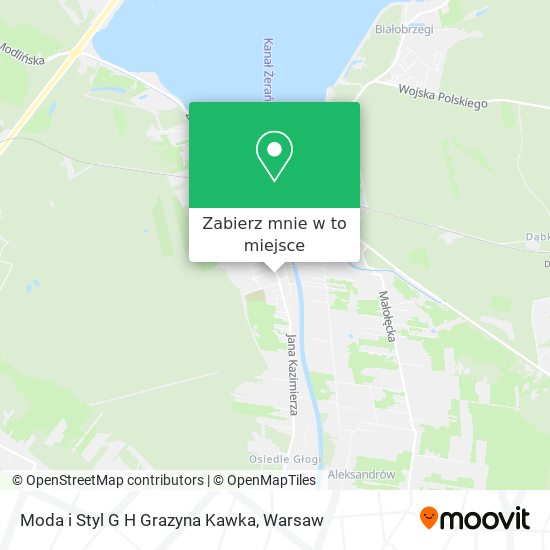 Mapa Moda i Styl G H Grazyna Kawka