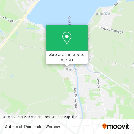 Mapa Apteka ul. Pionierska