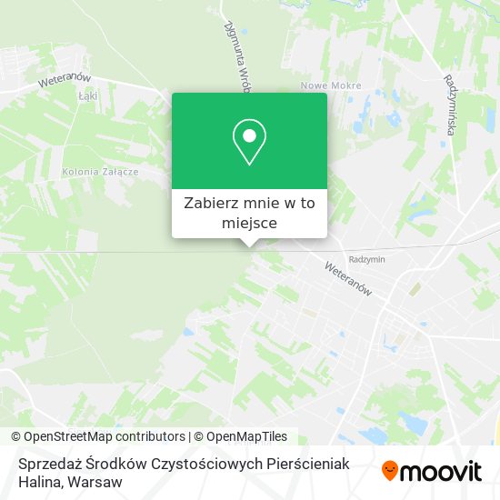 Mapa Sprzedaż Środków Czystościowych Pierścieniak Halina