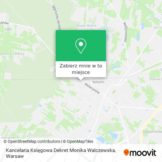 Mapa Kancelaria Księgowa Dekret Monika Walczewska