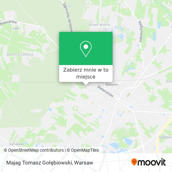 Mapa Majag Tomasz Gołębiowski