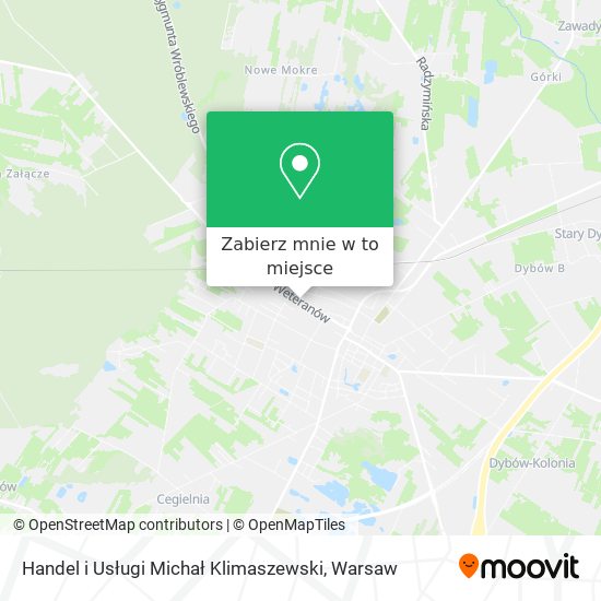 Mapa Handel i Usługi Michał Klimaszewski