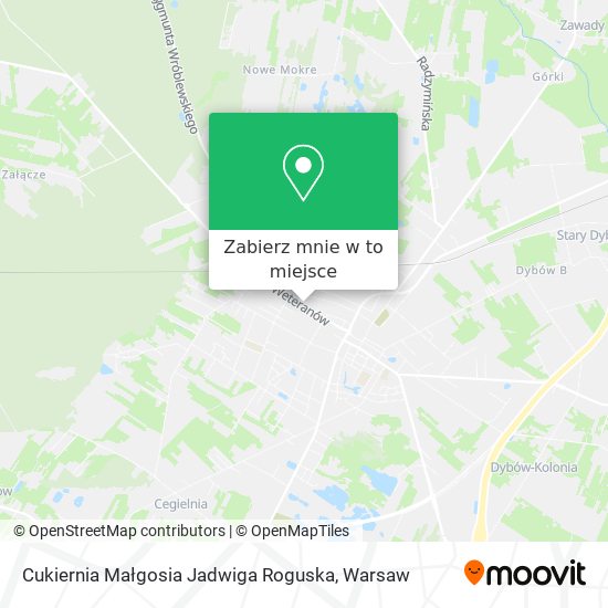 Mapa Cukiernia Małgosia Jadwiga Roguska