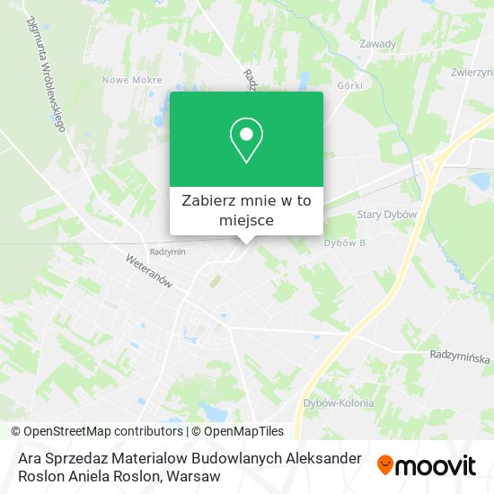 Mapa Ara Sprzedaz Materialow Budowlanych Aleksander Roslon Aniela Roslon