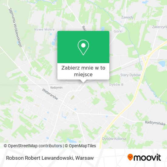 Mapa Robson Robert Lewandowski