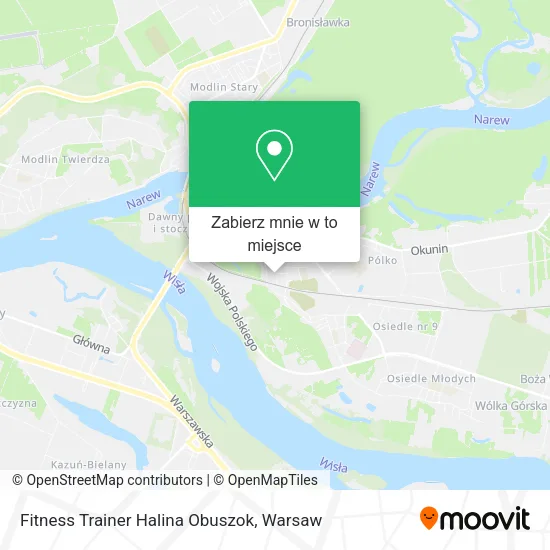Mapa Fitness Trainer Halina Obuszok
