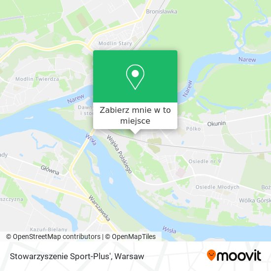 Mapa Stowarzyszenie Sport-Plus'