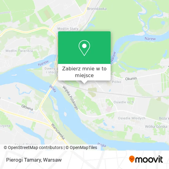 Mapa Pierogi Tamary