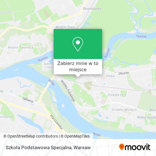 Mapa Szkoła Podstawowa Specjalna