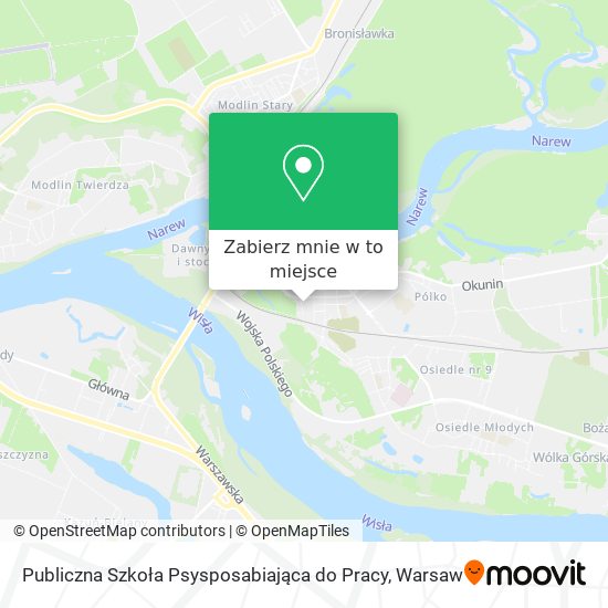 Mapa Publiczna Szkoła Psysposabiająca do Pracy