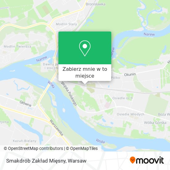 Mapa Smakdrób Zakład Mięsny