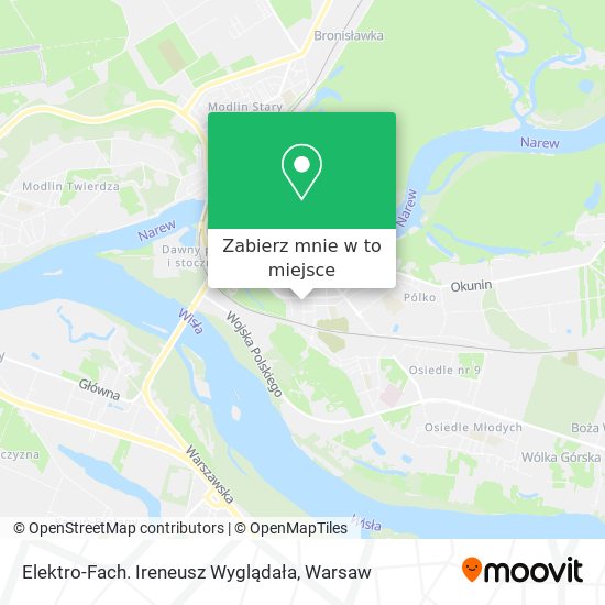 Mapa Elektro-Fach. Ireneusz Wyglądała