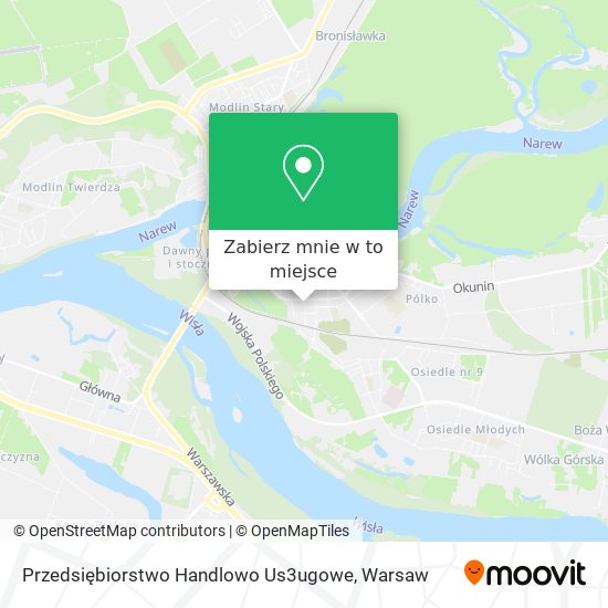 Mapa Przedsiębiorstwo Handlowo Us3ugowe