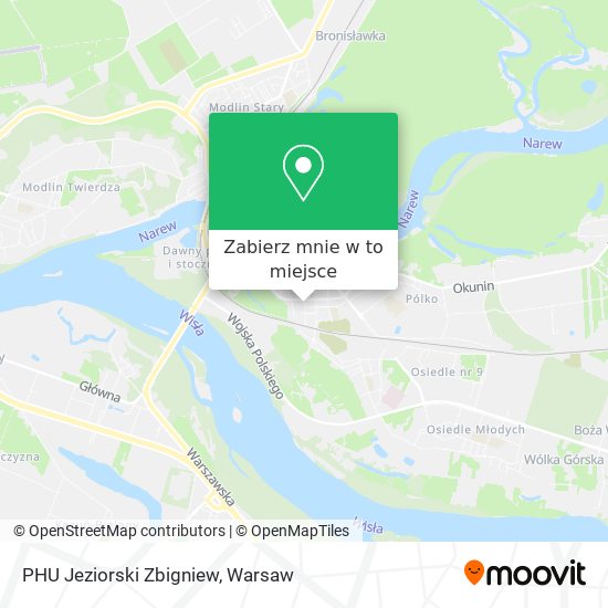 Mapa PHU Jeziorski Zbigniew