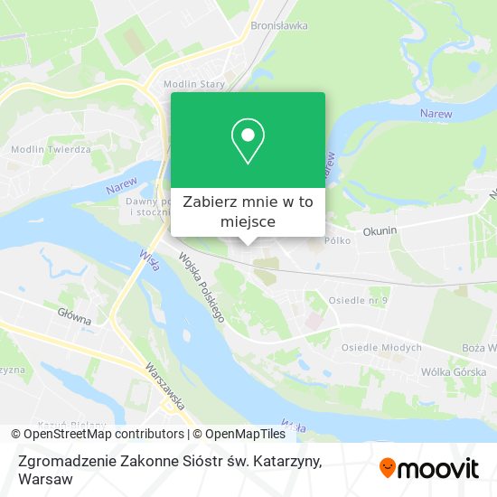 Mapa Zgromadzenie Zakonne Sióstr św. Katarzyny