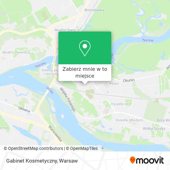 Mapa Gabinet Kosmetyczny