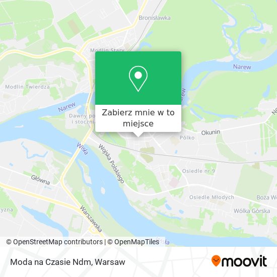 Mapa Moda na Czasie Ndm