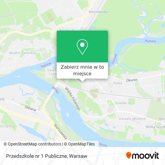 Mapa Przedszkole nr 1 Publiczne