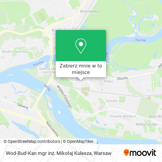 Mapa Wod-Bud-Kan mgr inż. Mikołaj Kulesza