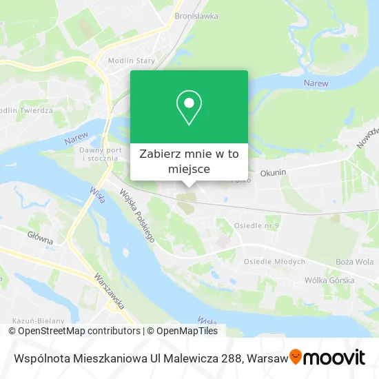 Mapa Wspólnota Mieszkaniowa Ul Malewicza 288