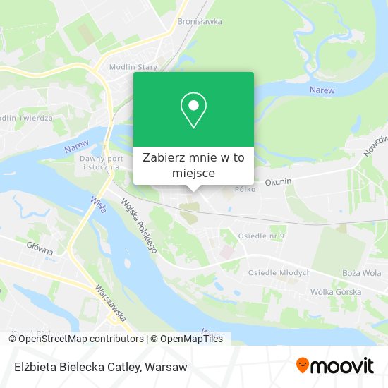 Mapa Elżbieta Bielecka Catley