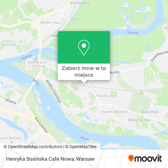 Mapa Henryka Sosińska Cafe Nowa