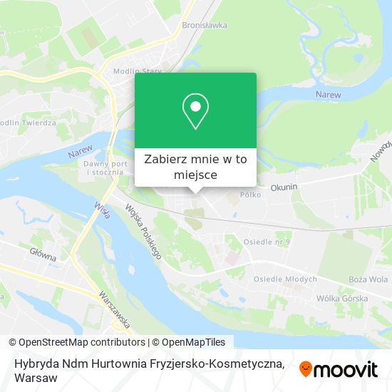 Mapa Hybryda Ndm Hurtownia Fryzjersko-Kosmetyczna