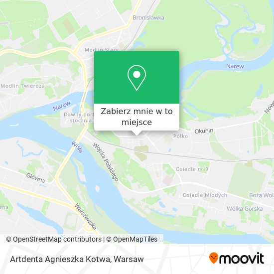 Mapa Artdenta Agnieszka Kotwa