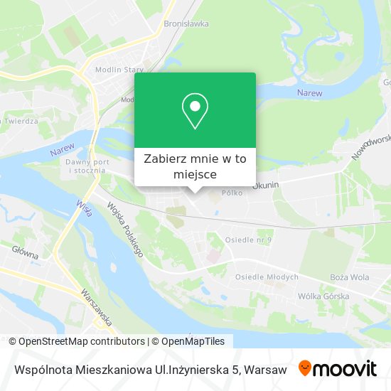 Mapa Wspólnota Mieszkaniowa Ul.Inżynierska 5