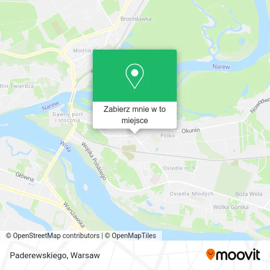 Mapa Paderewskiego