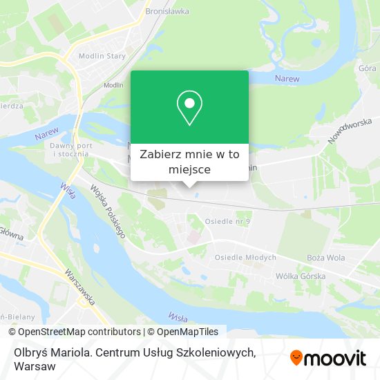 Mapa Olbryś Mariola. Centrum Usług Szkoleniowych