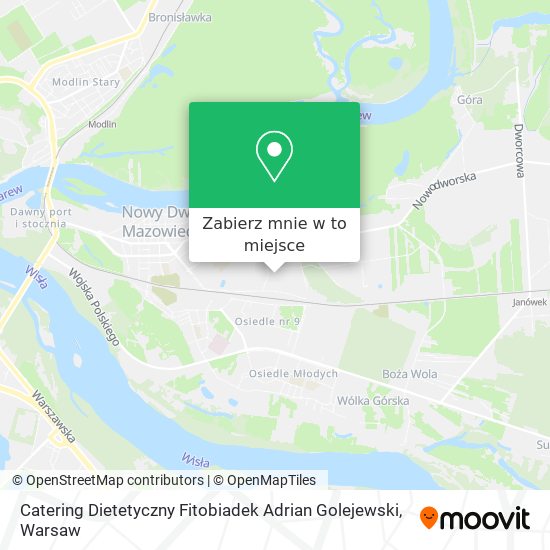 Mapa Catering Dietetyczny Fitobiadek Adrian Golejewski