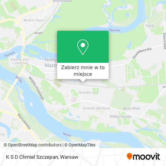 Mapa K S D Chmiel Szczepan