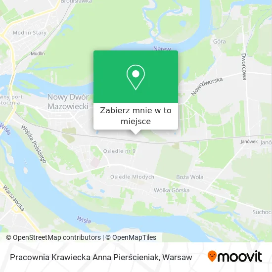 Mapa Pracownia Krawiecka Anna Pierścieniak