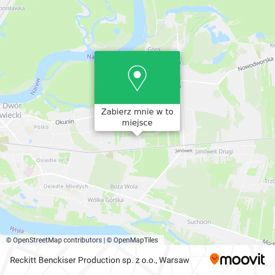 Mapa Reckitt Benckiser Production sp. z o.o.