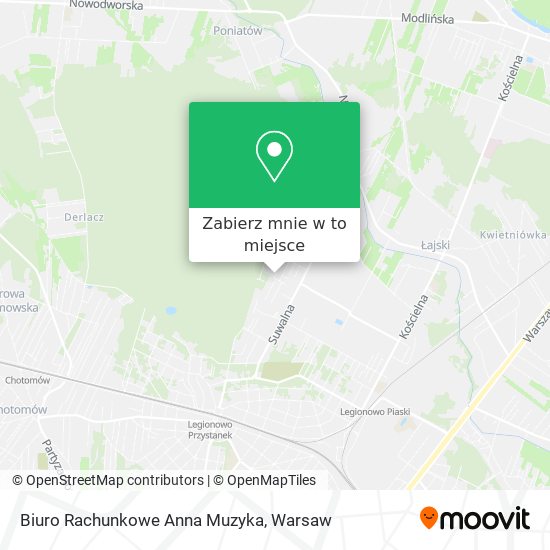 Mapa Biuro Rachunkowe Anna Muzyka