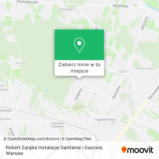 Mapa Robert Zaręba Instalacje Sanitarne i Gazowe