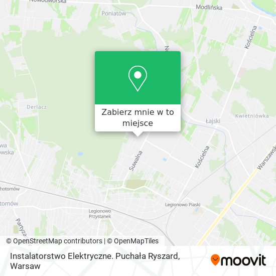 Mapa Instalatorstwo Elektryczne. Puchała Ryszard