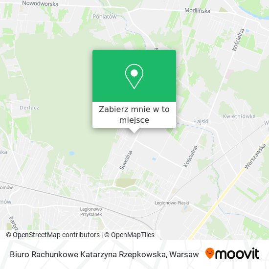 Mapa Biuro Rachunkowe Katarzyna Rzepkowska