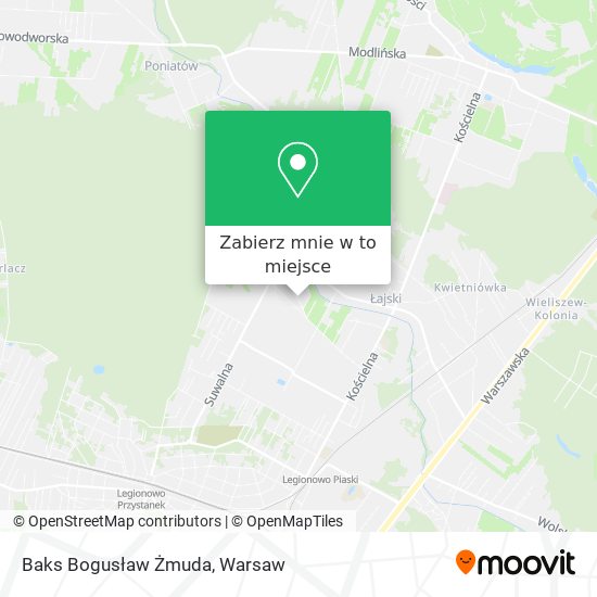 Mapa Baks Bogusław Żmuda