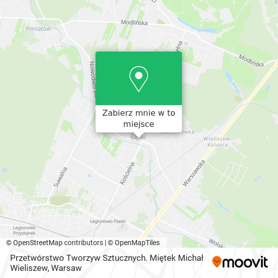 Mapa Przetwórstwo Tworzyw Sztucznych. Miętek Michał Wieliszew