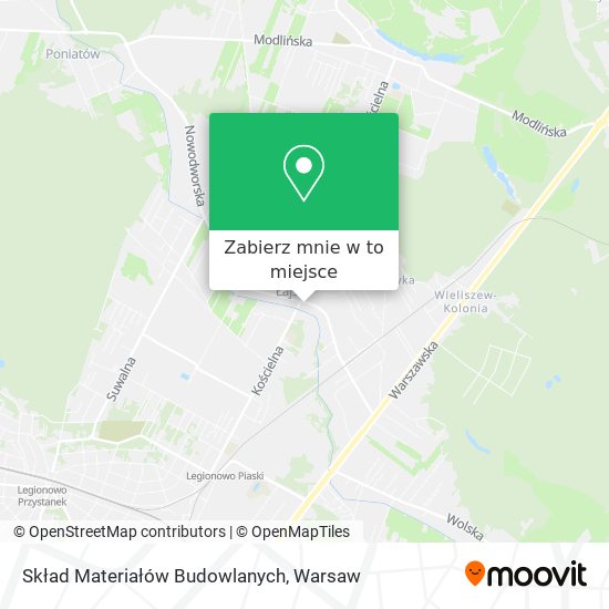 Mapa Skład Materiałów Budowlanych