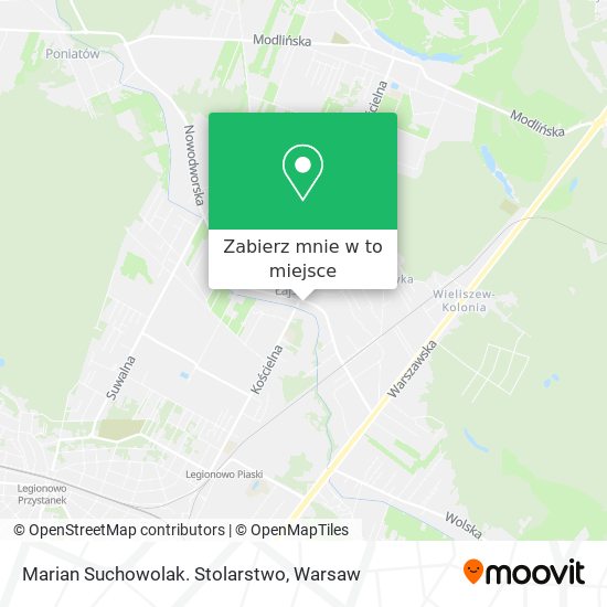 Mapa Marian Suchowolak. Stolarstwo