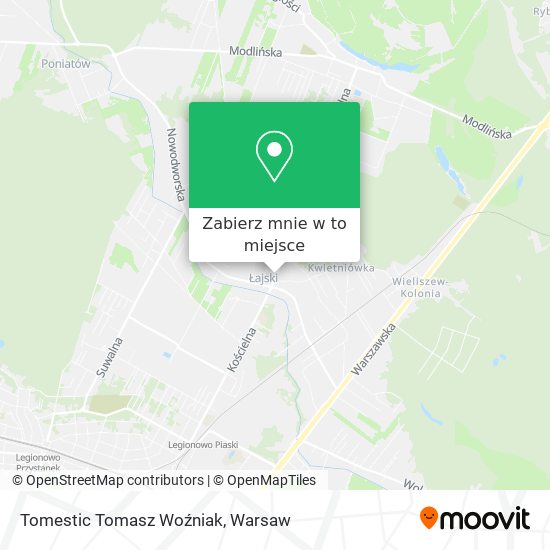 Mapa Tomestic Tomasz Woźniak