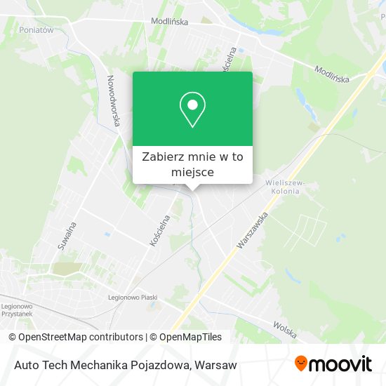 Mapa Auto Tech Mechanika Pojazdowa