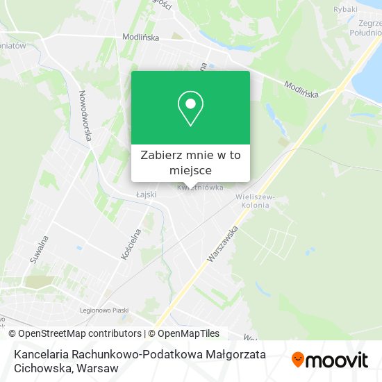 Mapa Kancelaria Rachunkowo-Podatkowa Małgorzata Cichowska